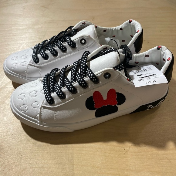 Disney Minnie Mouse Sneakers 6 1/2 - Picture 3 of 16